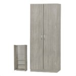 Meuble de rangement gris chêne CH-03 – Image 2