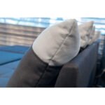Salon 'Petit Latte' convertible avec coffre noir & gris – Image 3