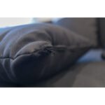 Salon 'Petit Latte' convertible avec coffre noir & gris – Image 8