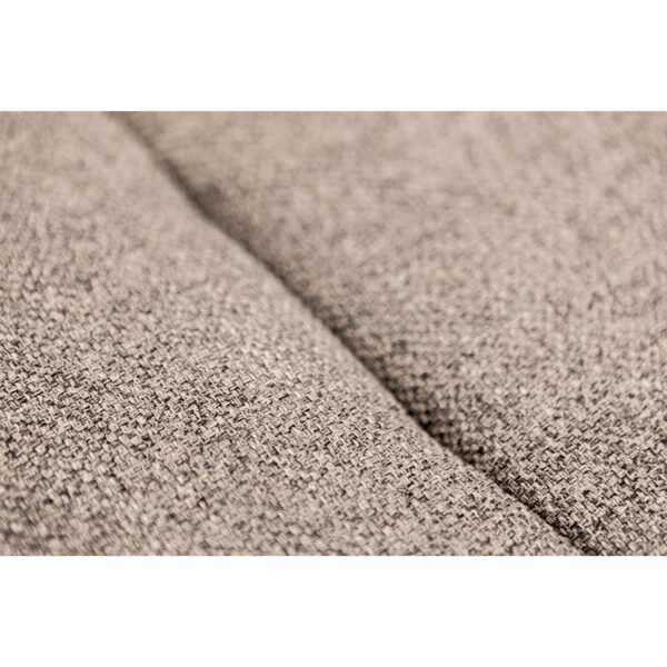 Salon Gabriella panoramique en tissu gris – Image 7