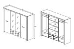 Armoire Elvis 4 portes – Image 2