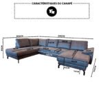Salon Atlanta tissu beige – Image 7