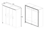 Armoire Elias 4 portes – Image 3