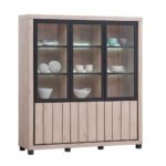 Vitrine 3 portes Eureka