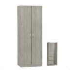 Meuble de rangement gris chêne CH-02