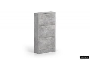 Meuble à chaussure béton 3 portes Carini