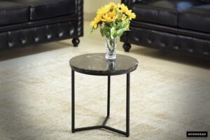 Table d'appoint 'Jarno' Marbre noir
