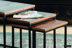Table d'appoint 'Maia' set de 3 Mangolia – Image 9