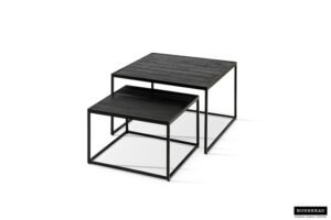 Table basse 'Quinn' set de 2 Noir – Image 5