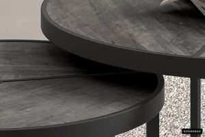 Table basse 'Laveu' set de 2 Gris – Image 6