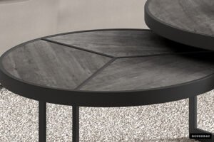Table basse 'Laveu' set de 2 Gris – Image 5