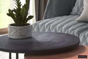 Table basse 'Livios' set de 2 Métal – Image 6