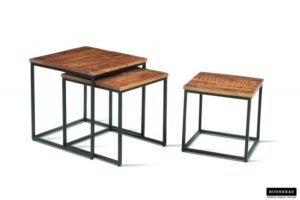 Table d'appoint 'Maia' set de 3 Mangolia – Image 3