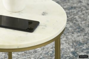 Table d'appoint 'Jarno' Marbre blanc – Image 7
