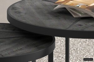 Table basse 'Laveu' set de 2 noir – Image 8