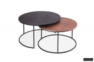 Table basse 'Livios' set de 2 Métal – Image 3