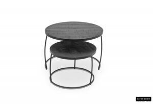 Table basse 'Lars' set de 2 Noir – Image 4