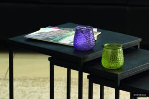Table d'appoint 'Maia' set de 3 Noir – Image 6