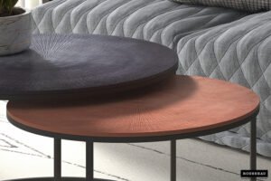 Table basse 'Livios' set de 2 Métal – Image 5