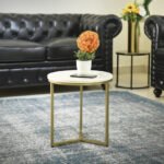 Table d'appoint 'Jarno' Marbre blanc