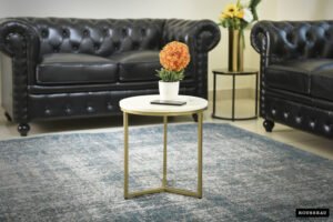 Table d'appoint 'Jarno' Marbre blanc
