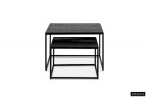 Table basse 'Quinn' set de 2 Noir – Image 4