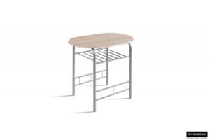 Table de cuisine + 2 chaise Adam métal – Image 4