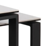 Table de salon en céramique marbré Katrine – Image 2