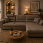 Salon d'angle Deva avec relax électrique