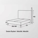 Boxspring Grey Premium – Image 2