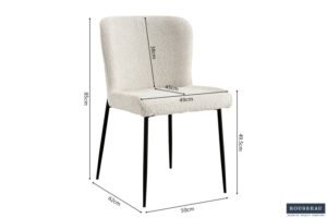 Chaise Lisa Bouclé – Image 3