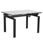 Table à manger céramique extensible blanc 'Huddersfield'