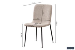 CHAISE 'ALICE' BOUCLÉ – Image 4