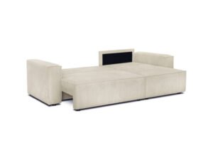 Salon d'angle 'Léna' convertible et coffre de rangement – Image 5