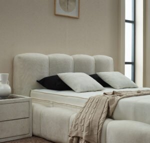 Boxspring Elenor beige matelas inclus – Image 5