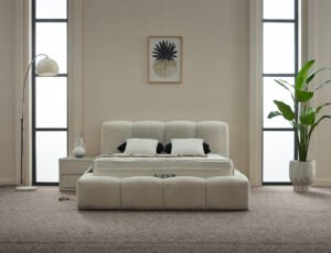 Boxspring Elenor beige matelas inclus – Image 4