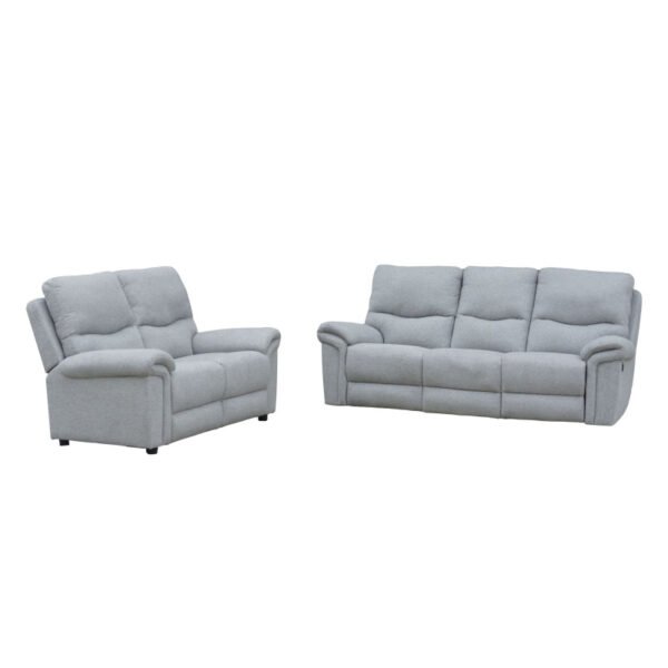 Canapé  3 + 2  tissu gris