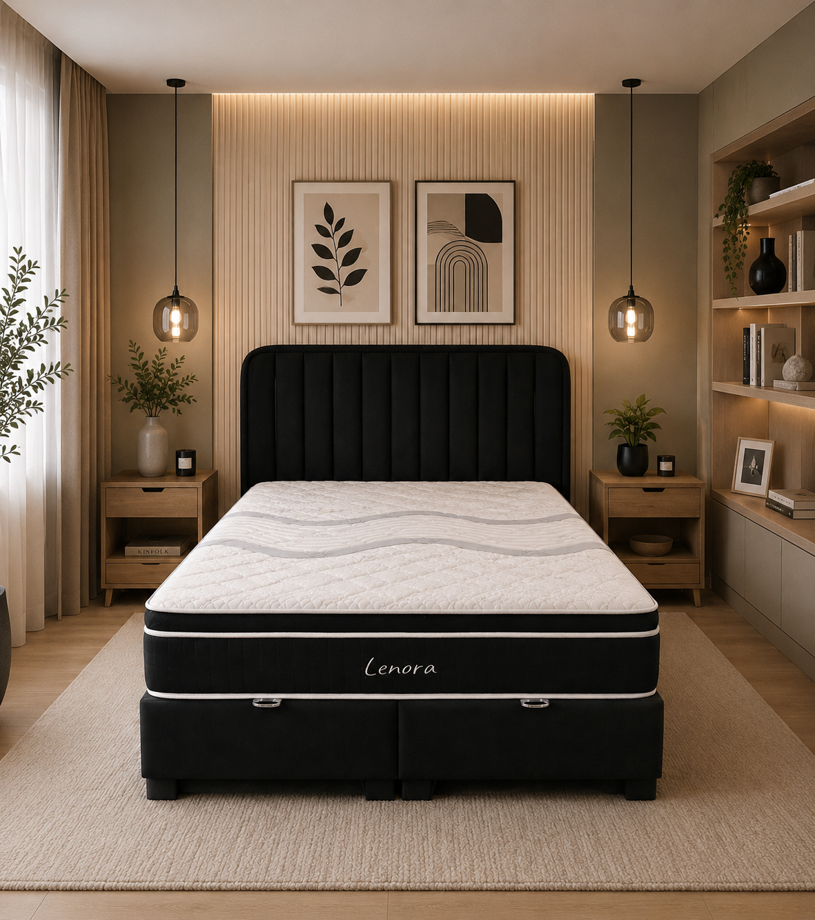ChatGPT Image 31 mai 2026, 17_02_27 Boxspring Lenora 160cm – Image 1