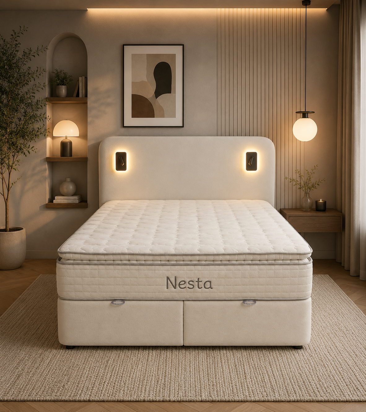 nesta Boxspring Nesta 160cm – Image 1