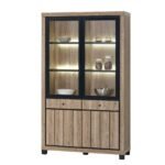 Vitrine 2 PORTE EDUARD led.incl