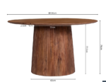 Table à manger ronde Miguel – Image 5