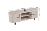 Meuble TV Lagos Décor Travertin Beige – Image 5