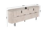 Dressoir Lagos décor Travertin beige – Image 9