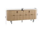 Dressoir Lagos décor Chêne naturel – Image 9