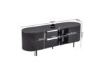 Meuble TV Lagos Décor Brun foncé – Image 5
