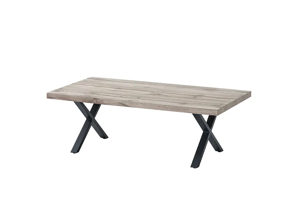 Table-de-salon-X-Elegance-decor-bois-chene-canada-oak-Oosterlynck Table basse ELENA / ELEGANCE – Image 1