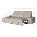 Salon d'angle convertible MELEK – Image 2